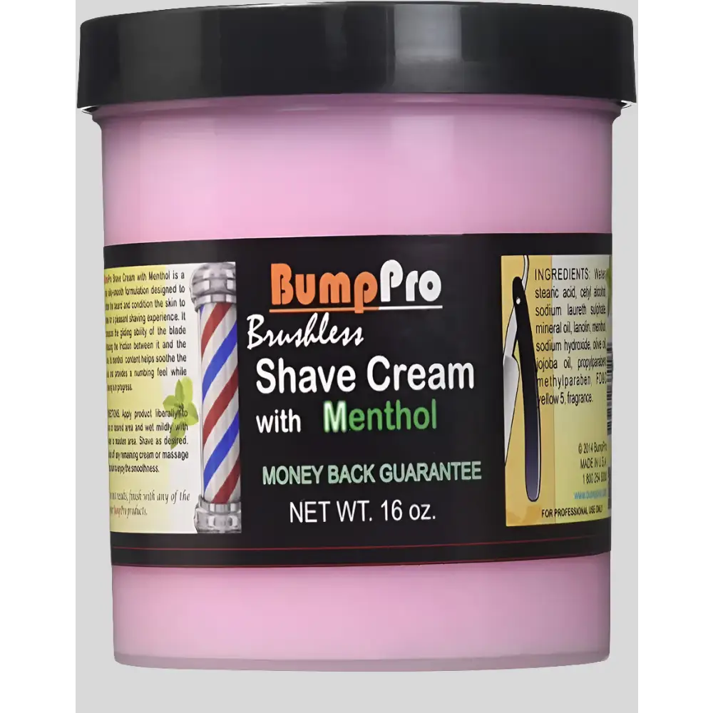BUMP-PRO- SHAVE CREAM +MENTHOL - D' Mayra Beauty Supply 