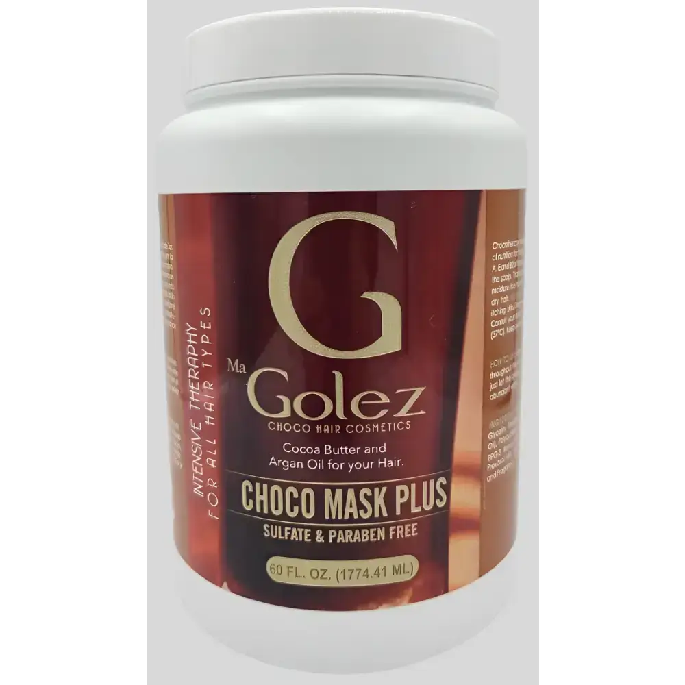 GOLEZ CHOCO-HAIR COSMETICS- CHOCO MASK PLUS 60oz - D' Mayra Beauty Supply 