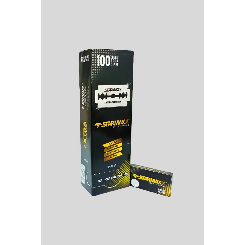 STARMAXX SUPERIOR PLATINUM RAZOR BLADES 100ct - D' Mayra Beauty Supply 
