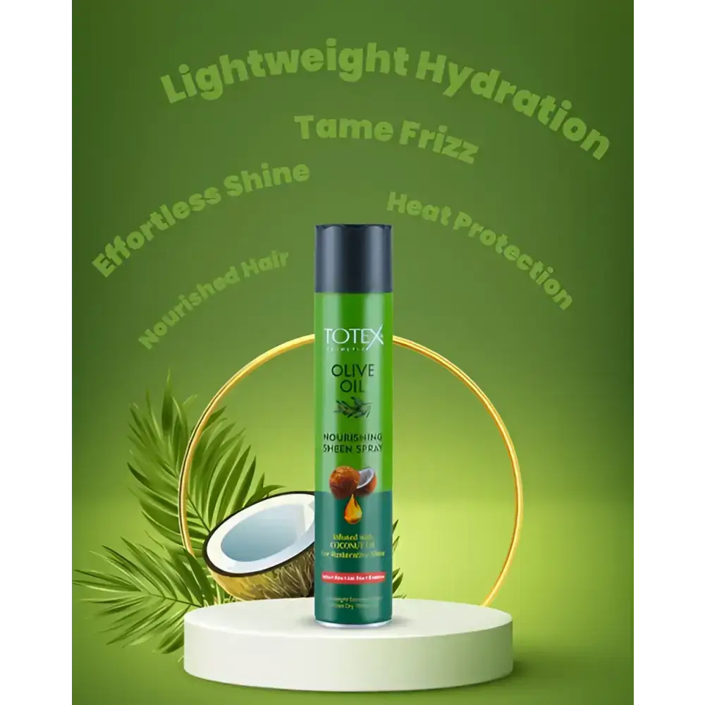 Totex Olive Oil Nourishing Sheen Spray 