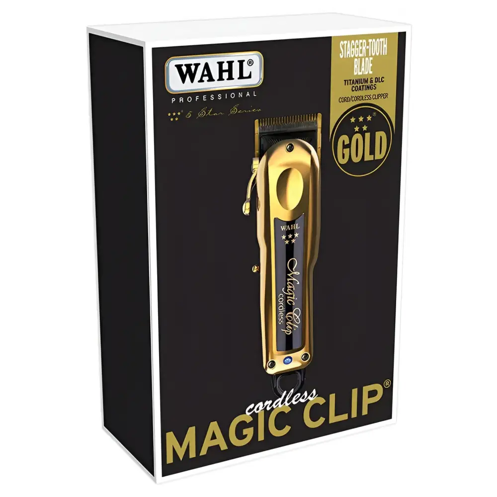 Wahl 5 Star Limited Edition Cordless Gold Magic Clip Clipper #8148-700
